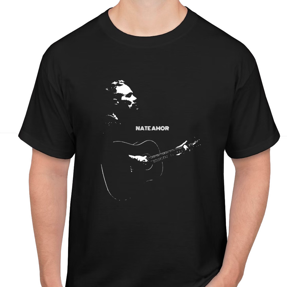 Nate Amor - 'Keep Dreaming' - Black Short Sleeve T-Shirt