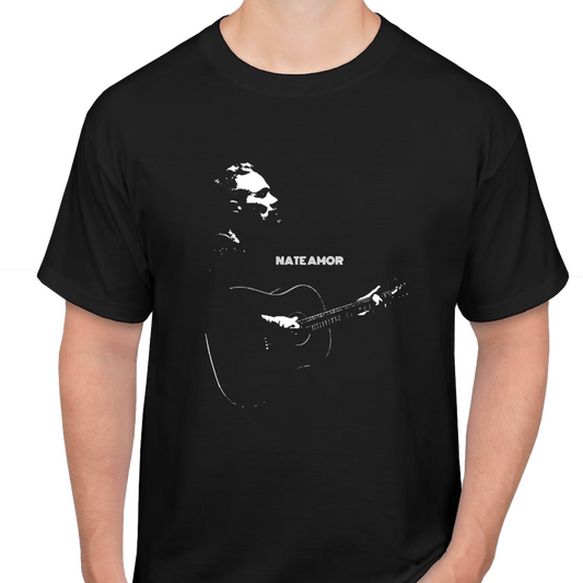 Nate Amor - 'Keep Dreaming' - Black Short Sleeve T-Shirt